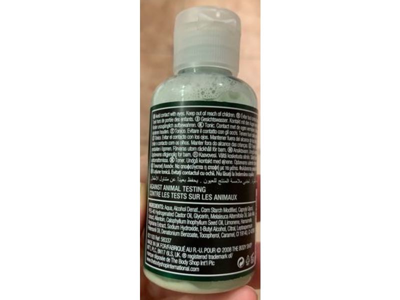 The Body Shop Tea Tree Skin Clearing Toner, 2 fl oz/60 ml