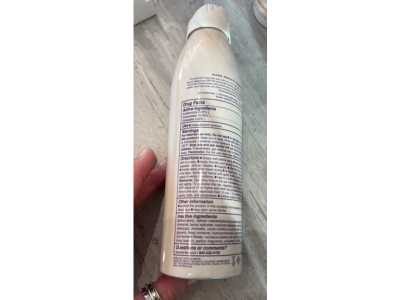 Ewc Slow Lightweight Sunscreen Spray, SPF 50 Summer Oasis, 6 oz/170 g