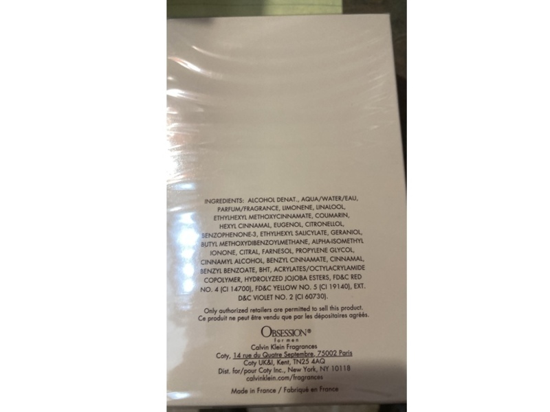 Calvin Klein Obsession Eau De Toilette Spray, 4.2 fl oz/125 mL