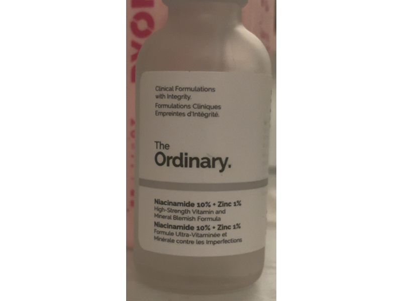 The Ordinary Niacinamide 10% + Zinc 1% Serum, 1 fl oz/30 mL