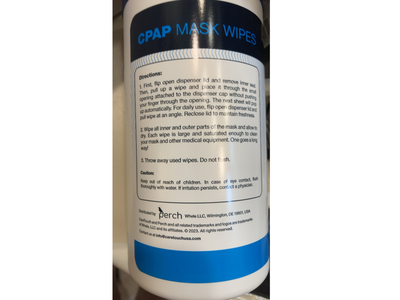 Care Touch CPAP Mask Wipes, 70 Count