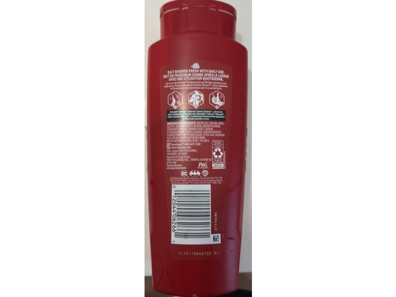 Old Spice Body + Face Wash, Black Cherry + Nightfall, 16 fl oz/473 mL