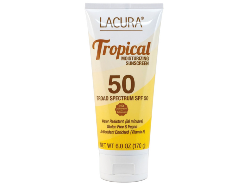 Lacura Tropical Moisturizing Sunscreen, SPF 50, 6.0 oz/170 g