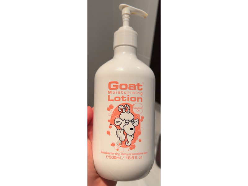 Goat Moisturizing Lotion, Coconut Oil, 16.9 fl oz/500 mL