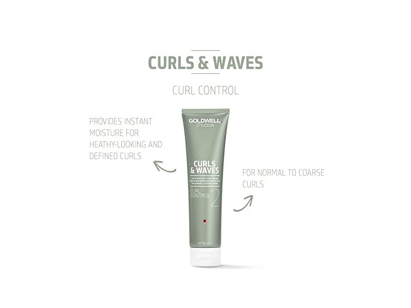 Goldwell StyleSign Curls & Waves Curl Control 2 Moisturizing Curl Cream for Healthy, Defined Curls 150mL
