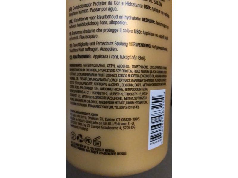 Bain De Terre Color Preserving Conditioner, Passion Flower, 33.8 fl oz/1 L