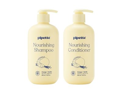 Pipette Nourishing Shampoo & Conditioner Duo, Orange + Vanilla, 11.2 fl oz/330 mL