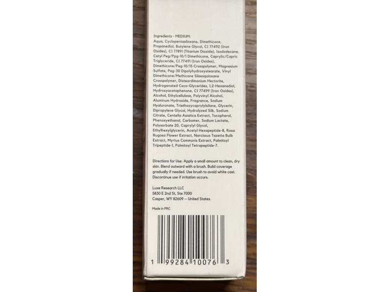 Luxe Color Changing Foundation, Medium, 30 mL