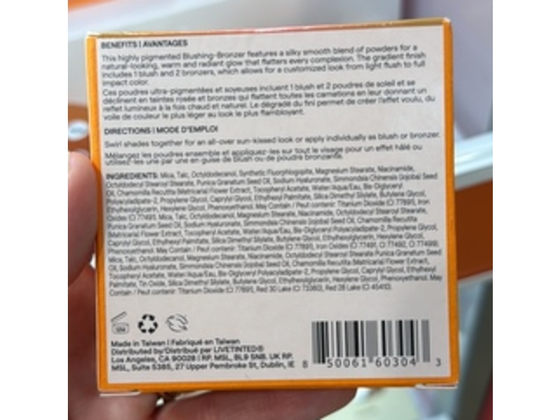 Live Tinted Huebeam Blushing Bronzer, Mojave Mirage, 0.2 oz/8.5 g