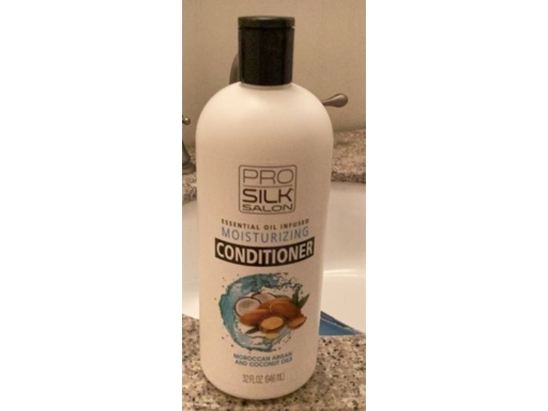 Pro Silk Salon Moisturizing Conditioner, Moraccan Argan & Coconut Oil, 32 fl oz/946 mL