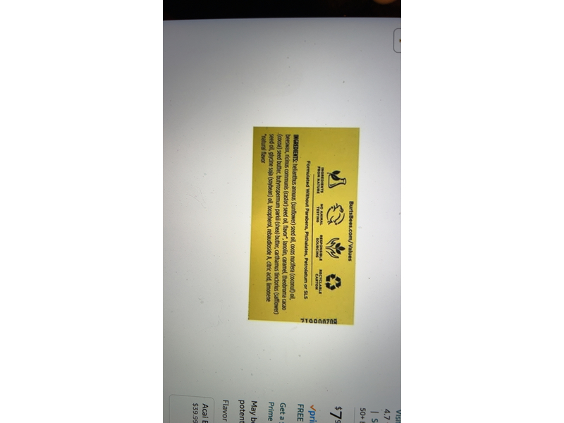 Burt's Bees Moisturizing Lip Balm, Salted Carmel, 0.15 oz/4.25 g