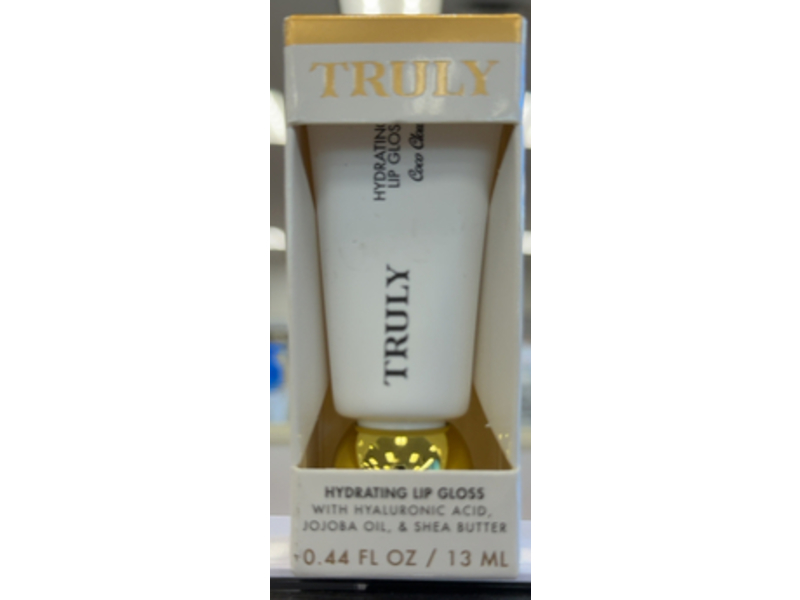 Truly Hydrating Lip Gloss, Coco Cloud, Jojoba Oil & Shea Butter, 0.44 fl oz/13 mL