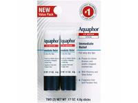 Aquaphor Immediate Relief Lip Repair Stick, 0.17 oz/4.8 g, Pack Of 2 - thumbnail 1