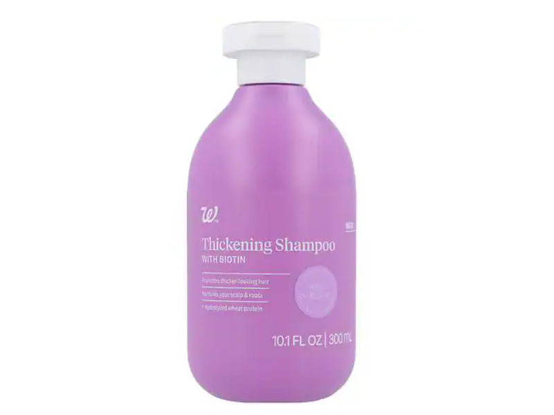 Walgreens Thickening Shampoo, Biotin, 10.1 fl oz/300 mL