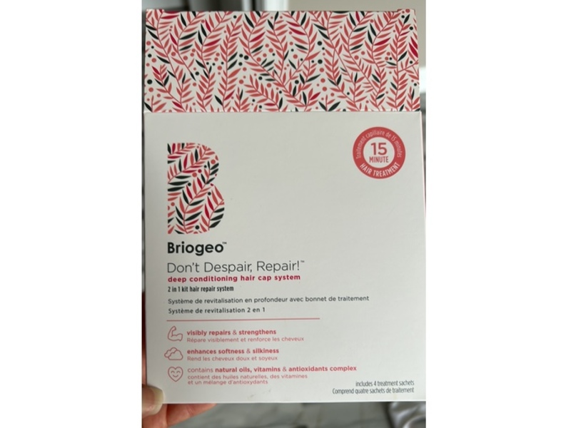 Briogeo Don't Despair Repair! Deep Conditioning Hair Cap System Kit, 4 Count
