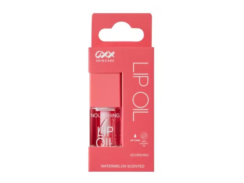 OXX Skincare Nourishing Lip Oil, Coconut Oil & Watermelon Scented