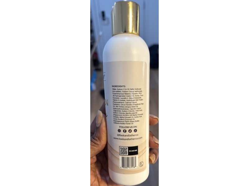 Bask & Lather Strengthen Shampoo, 8 fl oz/236 mL