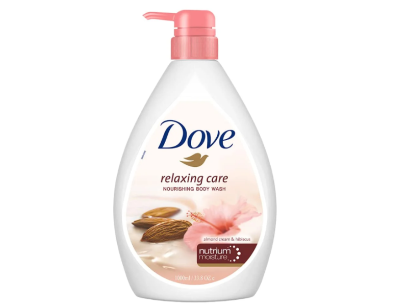 Dove Nourishing Body Wash, Almond Cream & Hibiscus, 33.8 oz/ 1000 mL
