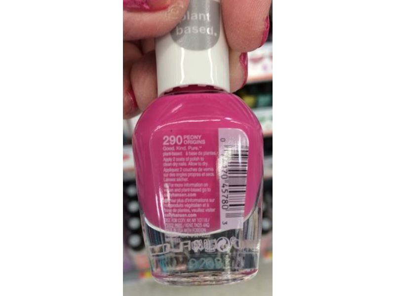 Sally Hansen Good Kind Pure Colour, 290 Peony Origins, 0.33 fl oz/10 mL