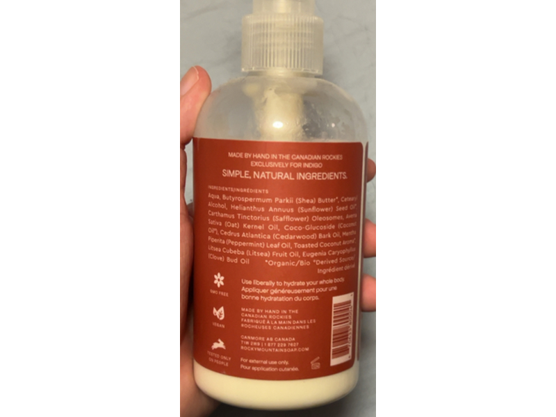 Rocky Exclusive All Natural Daily Oat Lotion, Peppermint Frost, 240 mL