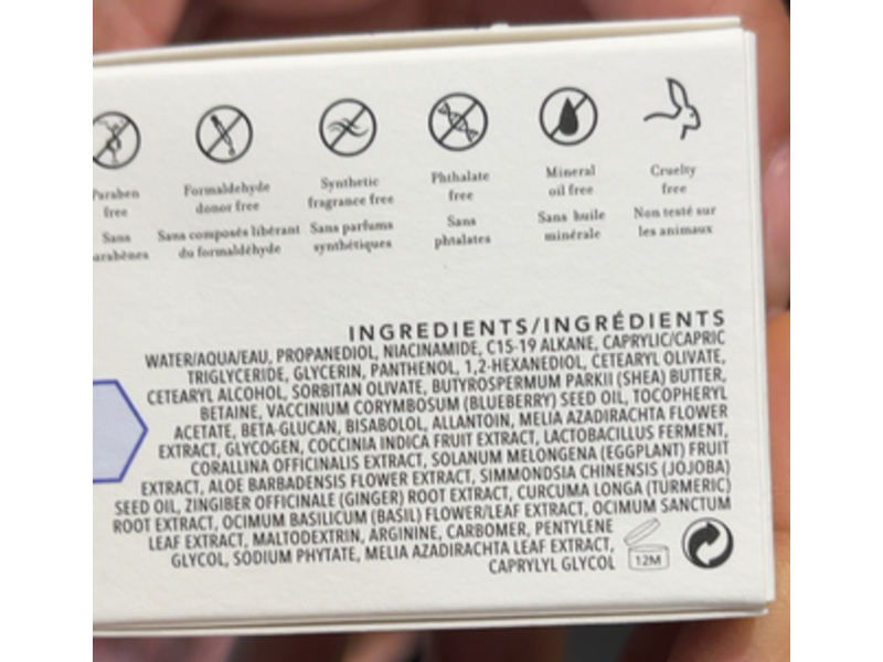 Farmacy 10% Niacinamide Facial Mask, Vitamin B, 0.8 fl oz/25 mL