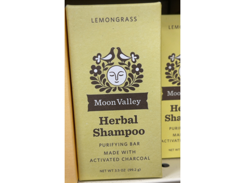 Moon Valley Herbal Shampoo Bar, Lemongrass, 3.5 oz/99.2 g