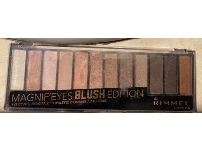 Rimmel Magnif'Eyes Eye Contouring Palette, 002 Blush Edition, 0.5 oz/14.2 g