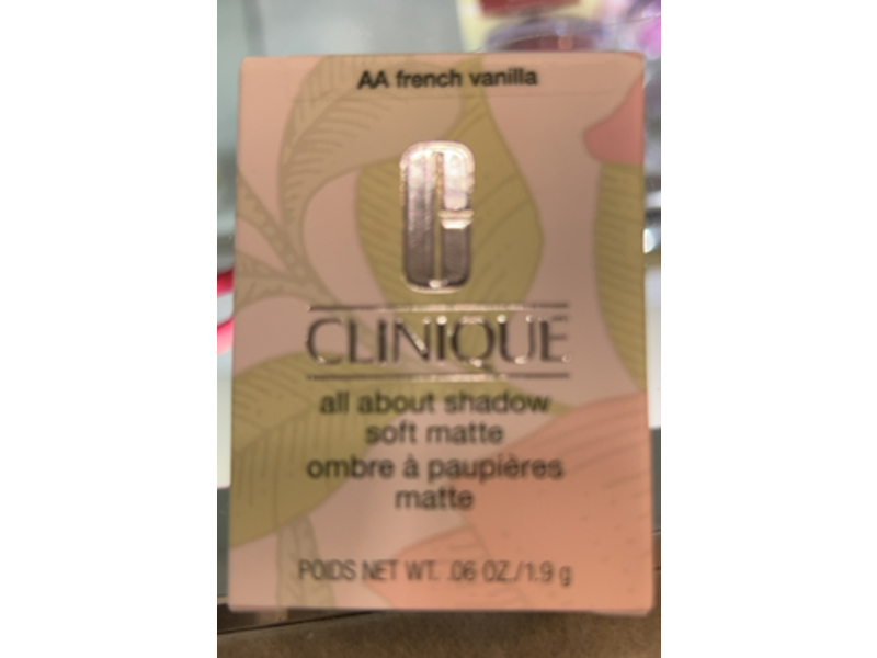 Clinique All About Shadow Soft Matte, AA French Vanilla, 0.06 oz/1.9 g
