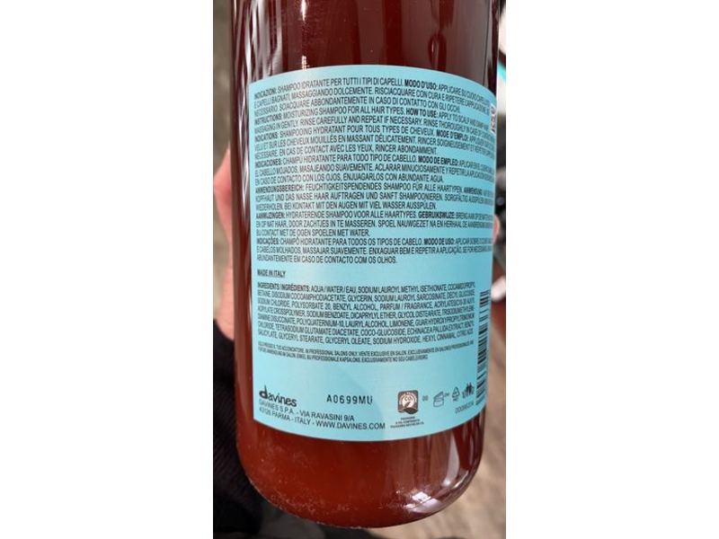 Davines Well-Being Shampoo, 33.81 fl oz/1000 mL