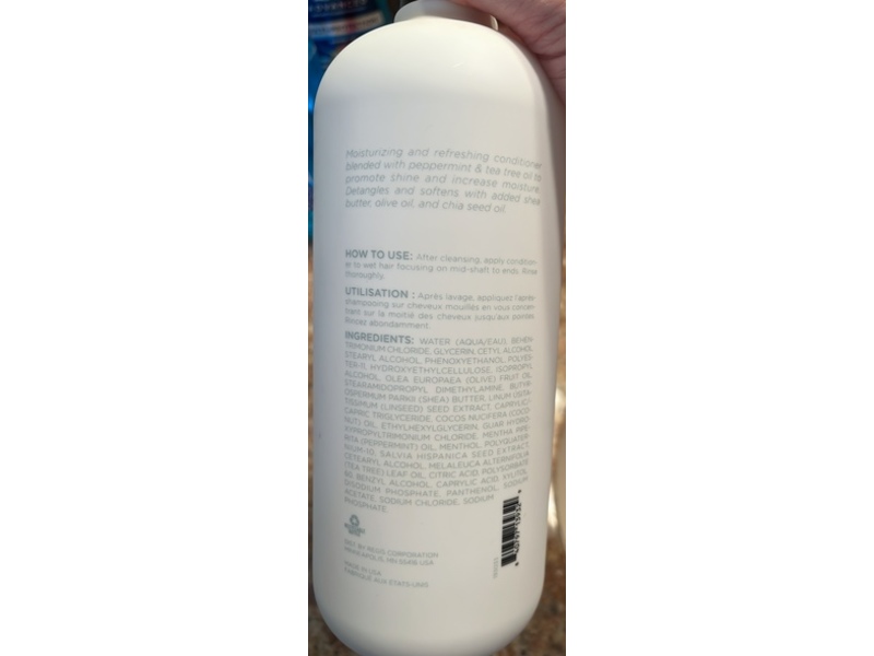 Blossom Conditioner, Peppermint & Tea Tree, 33.8 fl oz/1 L