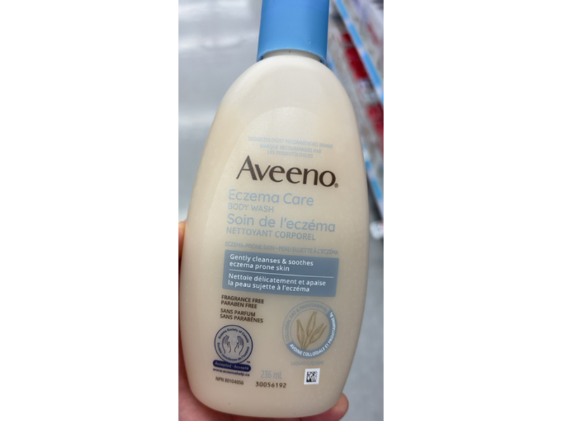 Aveeno Eczema Care Body Wash, Colloidal Oat & Provitamin B5, 236 m