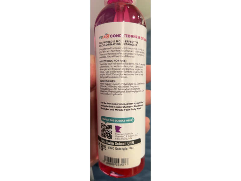 Vita C Conditioner & Detangler, 8 fl oz/236 mL