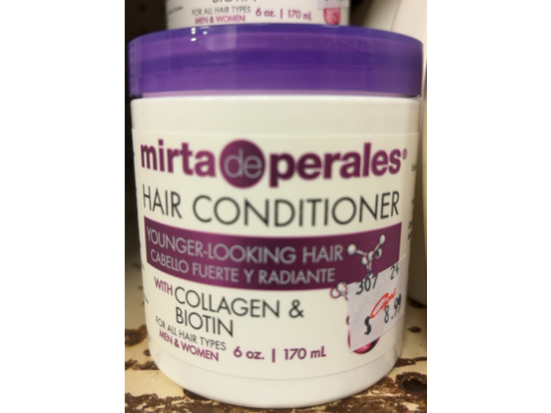 Mirta De Perales Hair Conditioner, Collagen & Biotin, 6 oz/170 mL