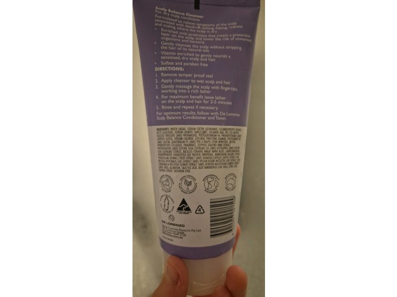 De Larenzo Tricho Scalp Balance Cleanser, 6.76 oz/200 mL, Pack Of 2