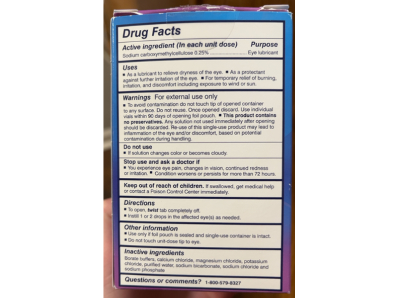 Thera Tears Dry Eye Therapy Eye Drops, 0.65 fl oz/19.2 mL, 32 Count