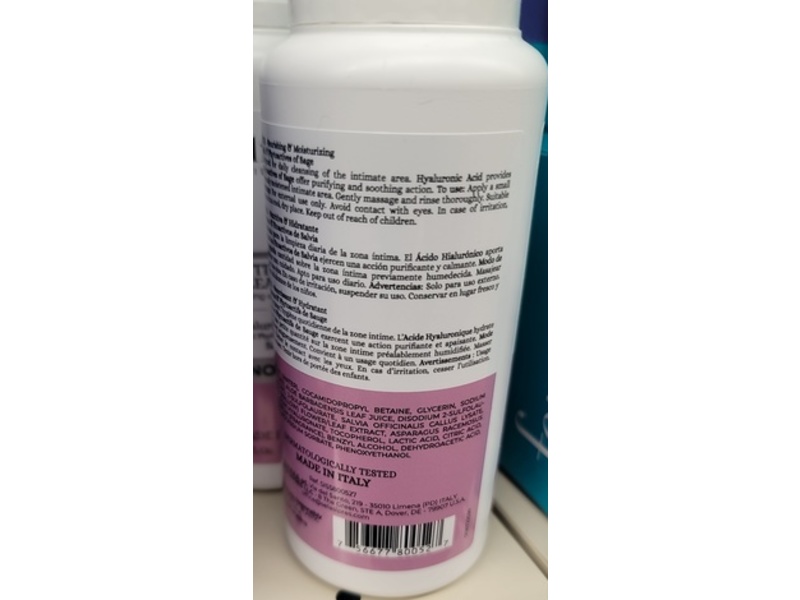 Delfanti Milano Menopause Intimate Cleanser, 8.4 fl oz/250 mL