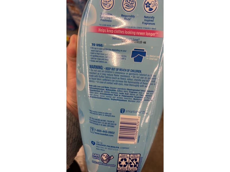 Suavitel Complete Fabric Conditioner, Gentel Fragrance, 35 Small Loads, 41.5 fl oz/1.22 L