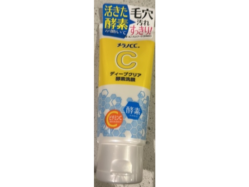 Rohto Melano CC Deep Clear Enzyme Face Wash, 130 g