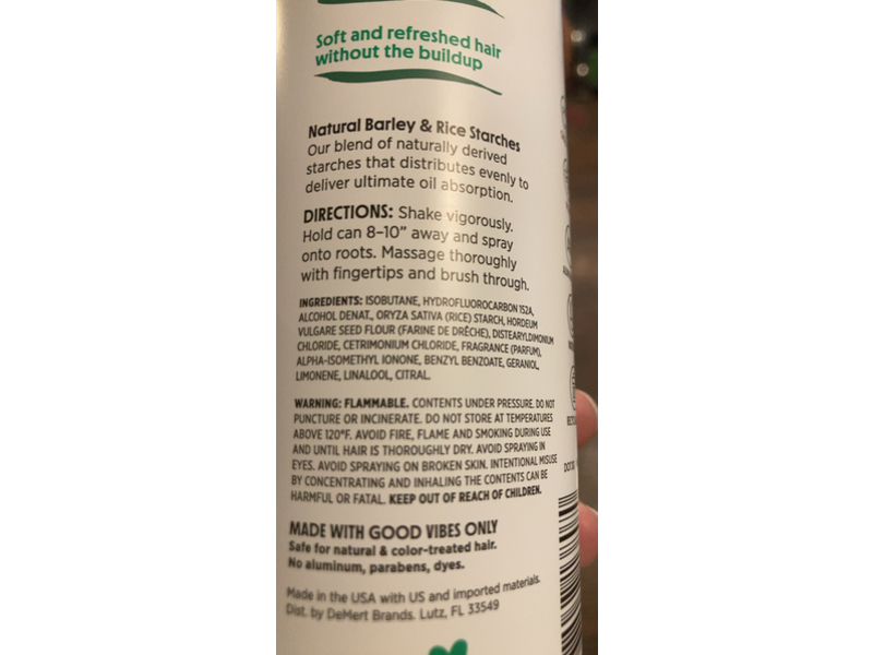 Not Your Mother's Clean Freak Dry Shampoo, Fresh Citrus, 12 oz/340 g, Pack Of 2