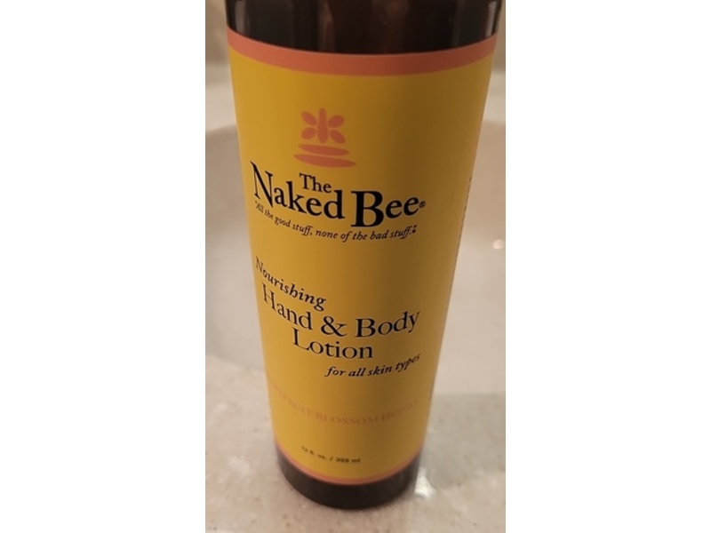 The Naked Bee Nourishing Hand & Body Lotion, Grapefruit Blossom & Honey, 12 fl oz/255 mL