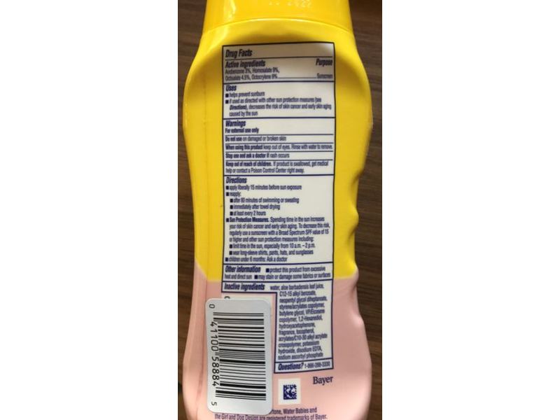 Coppertone Water Babies Sunscreen Lotion, SPF 50, 8 fl oz/237 mL