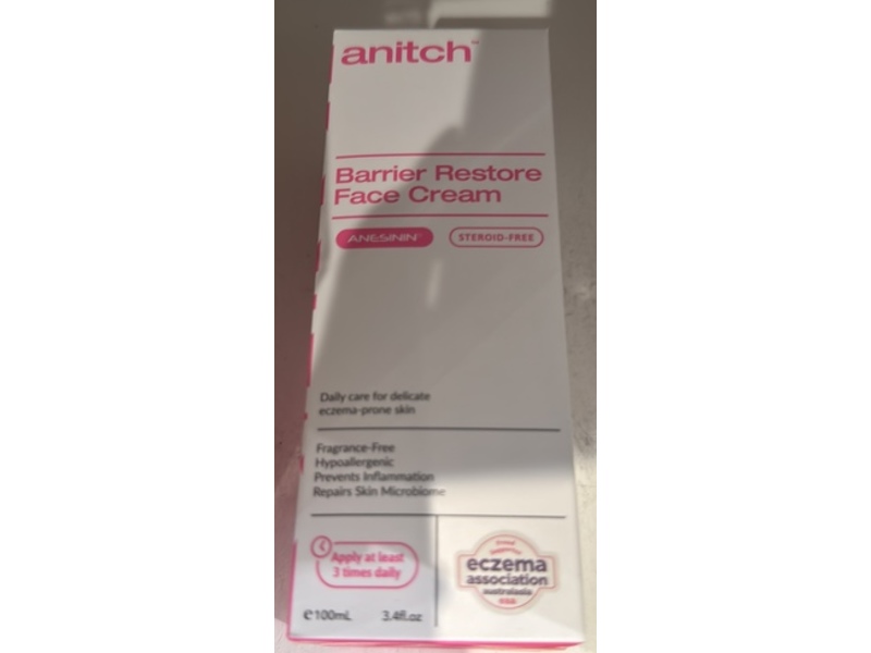 Anitch Barrier Restore Face Cream, 3.4 fl oz/100 mL