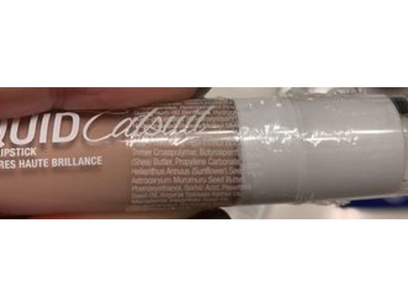Wet N Wild Megalast Liquid Catsuit High Shine Lipstick, Caught You Bare Naked, 0.2 oz