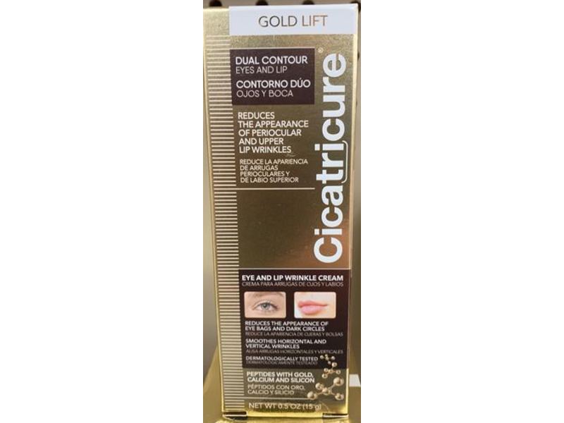 Cicatricure Gold Lift Dual Contour Eye And Lip Wrinkle Cream, 0.5 oz/15 g
