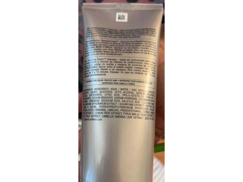 Redken Detox Hair Cleansing Cream Clarifying Shampoo, 8.5 fl oz/250 mL