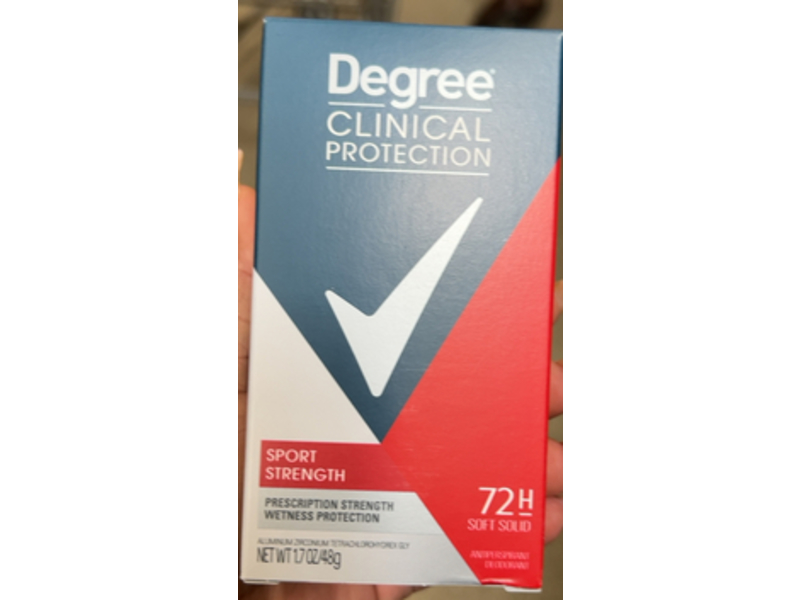 Degree Men Clinical Protection Anti-Perspirant, Sport Strength, 1.7 oz/48 g