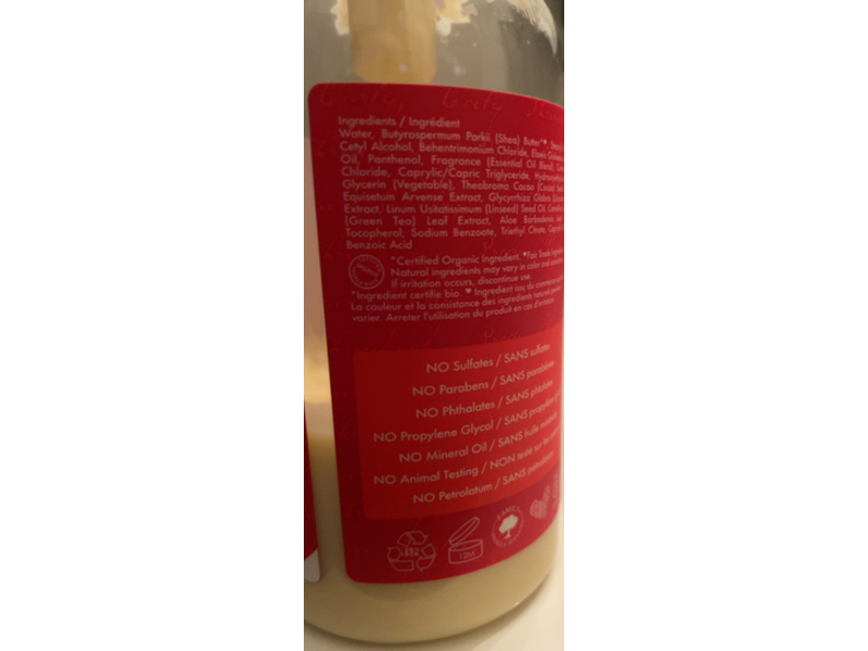 Shea Moisture Leave In Or Rinse Out Conditioner, Red Oil Cocoa Butter, 384 mL