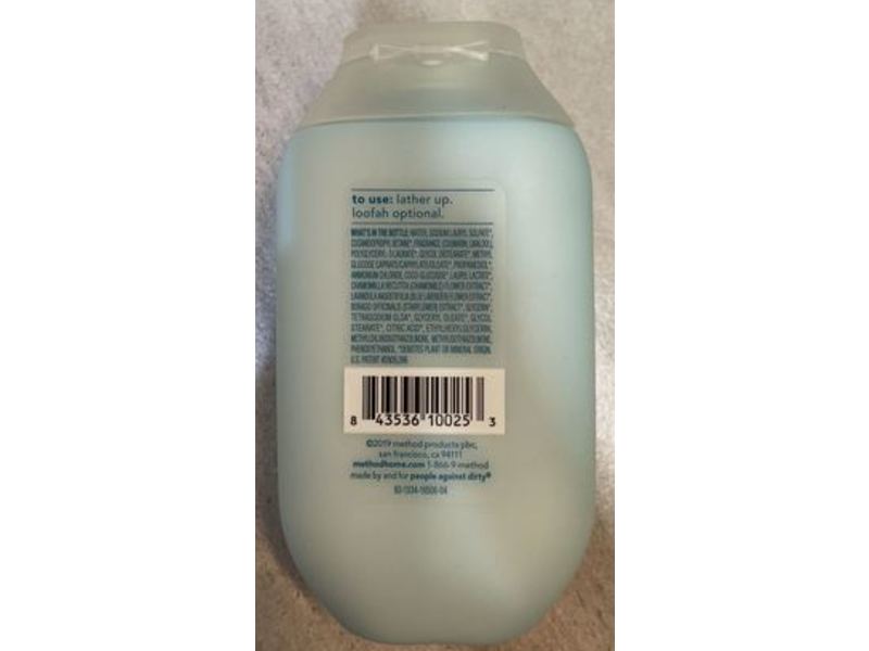 Method, Body Wind Down Body Wash, Chamomile Starflower Blue Lavender, 3.4 fl oz/100 mL