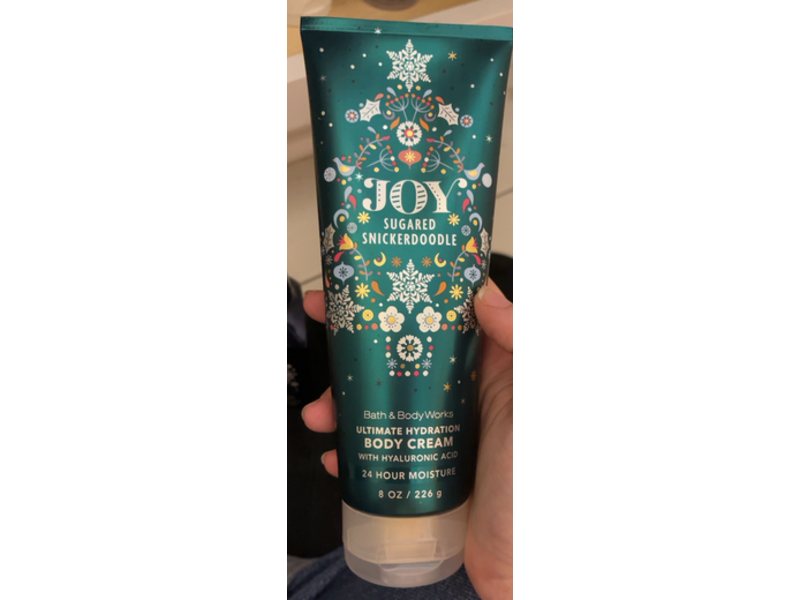 Bath & Body Works Ultimate Hydration Body Cream, Joy Sugared Snickerdoodle, 8 oz/226 g, Pack Of 2