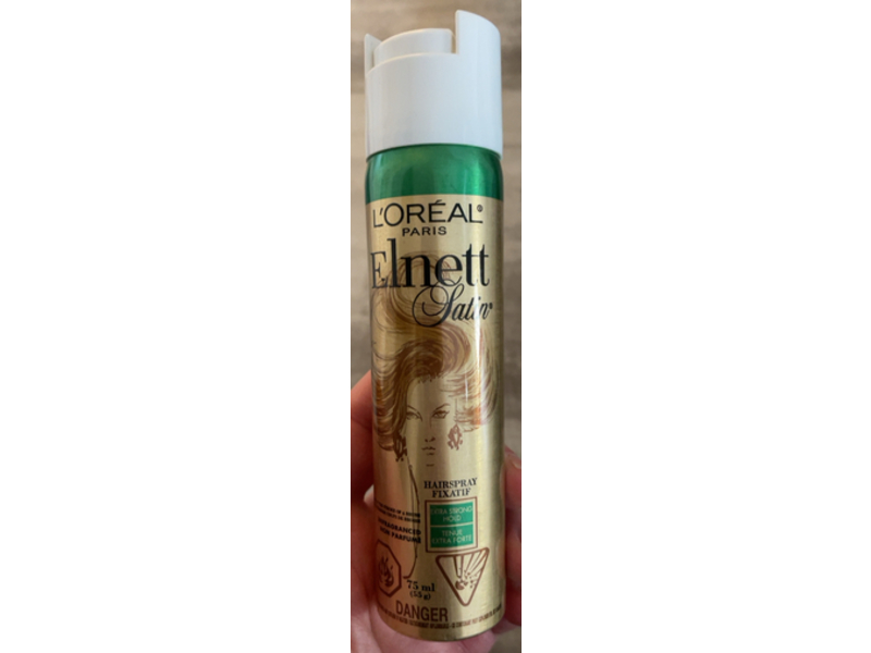 L'Oreal Paris Elnett Satin Hairspray, Extra Strong Hold, 75 mL